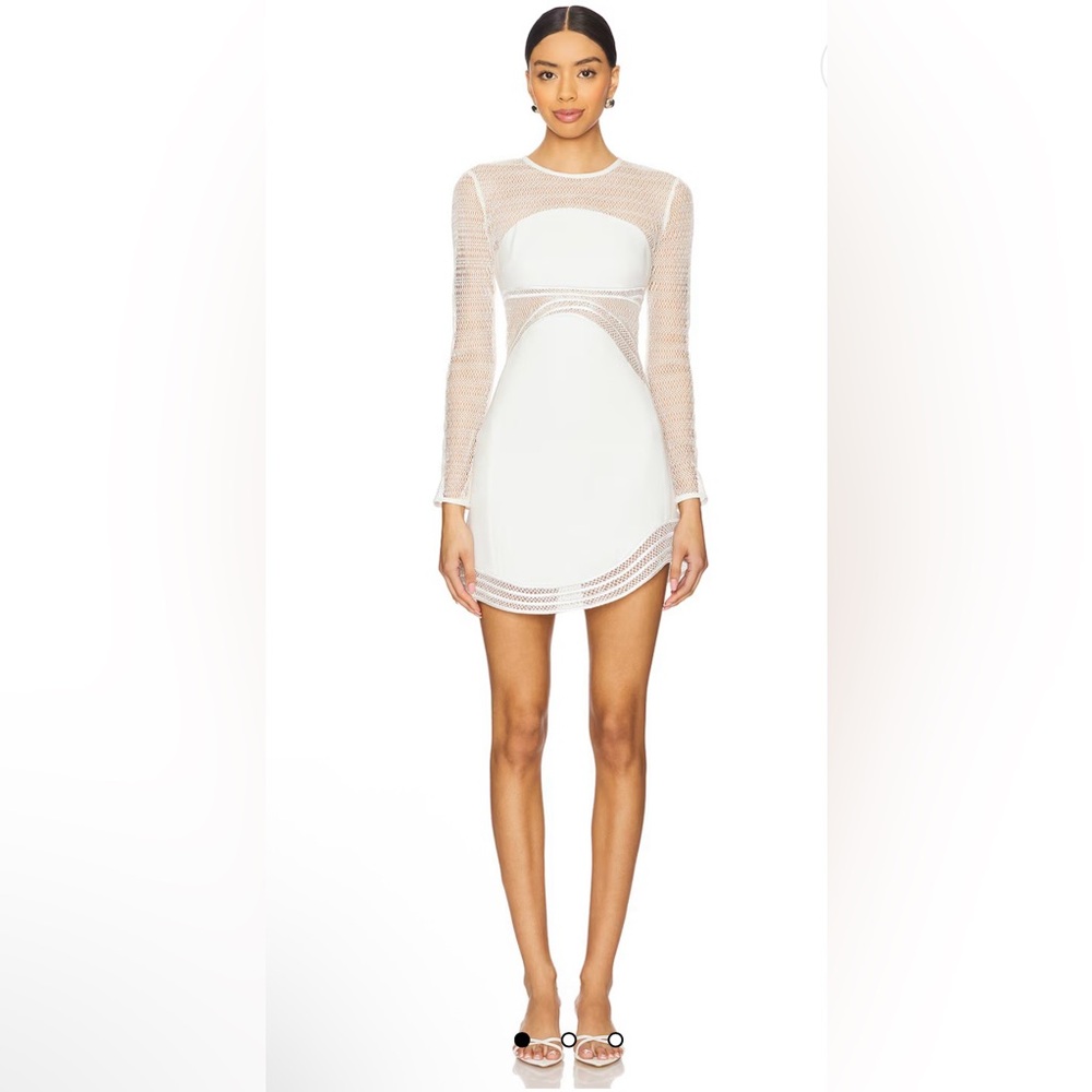 New Simkhai Blaise Ivory Mini Dress size 4